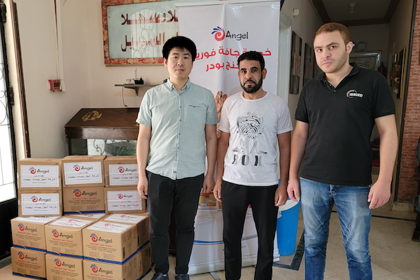 Care for orphans: Angel Middle East & Africa team is in action